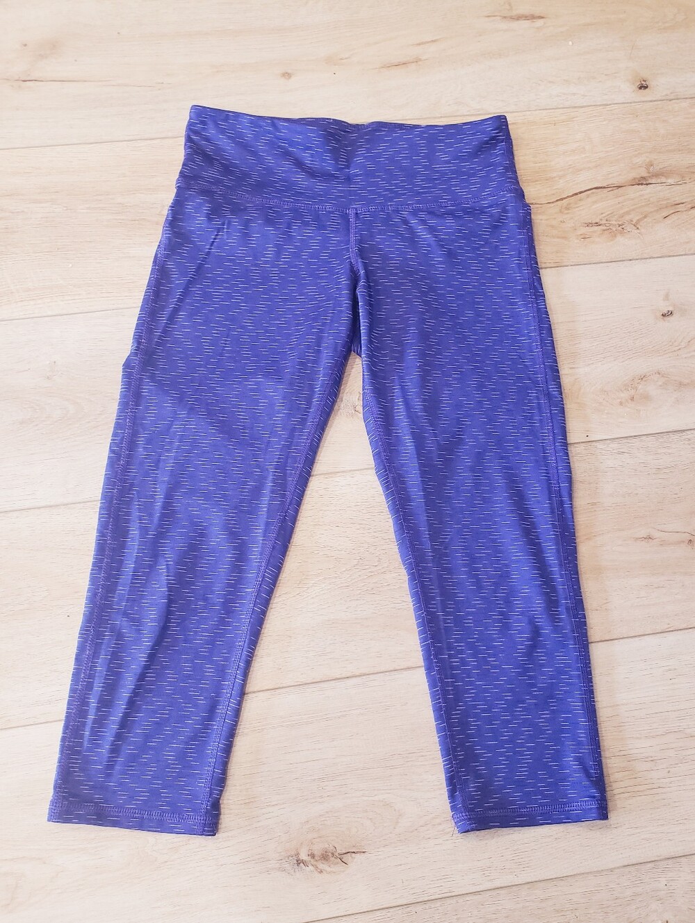 Purple High-Waist Workout Leggings